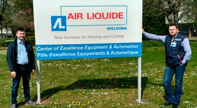 Специалисты Векпром посетили технический сварочный центр Air Liquide Welding